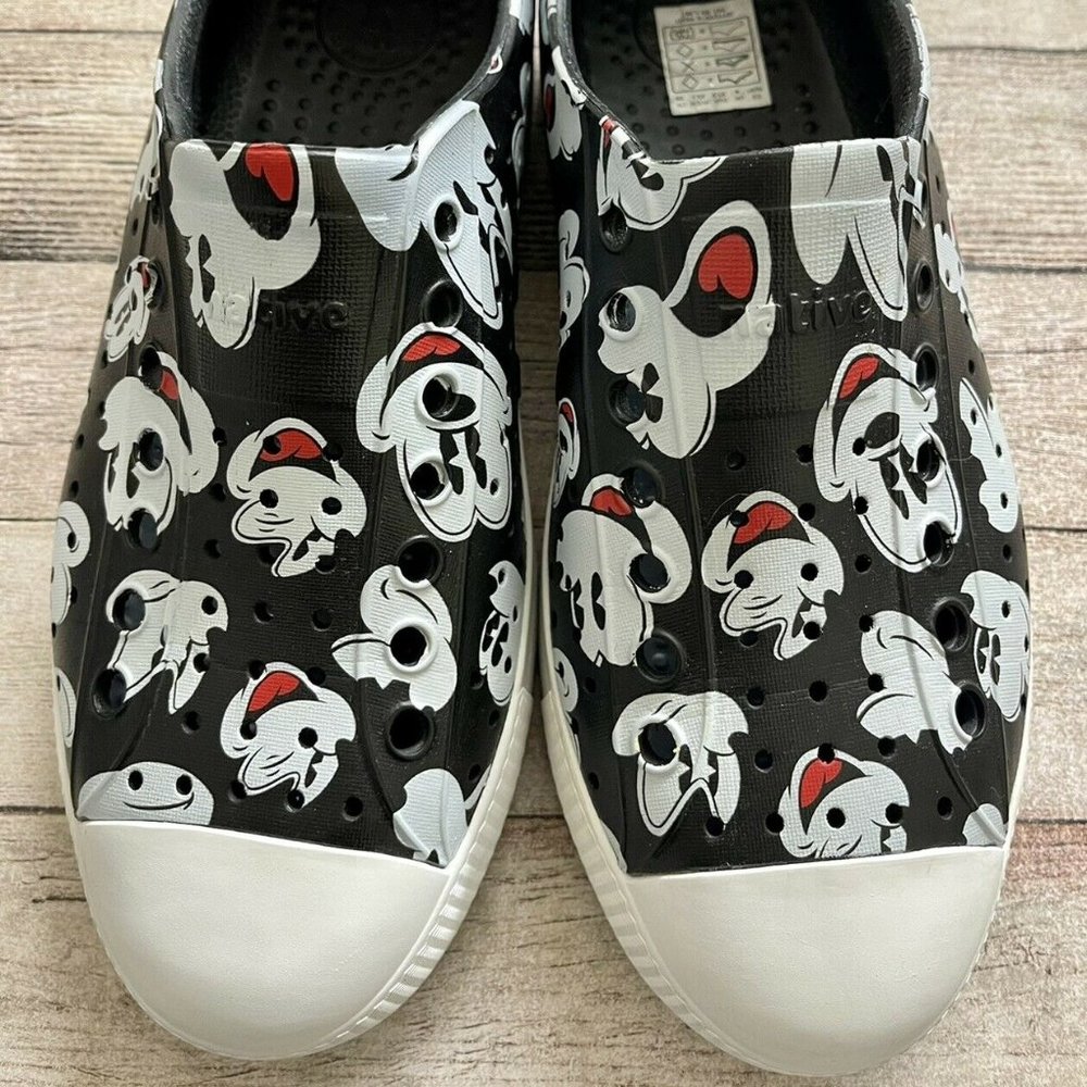 NATIVE Disney Parks Mickey Mouse Black Slip On Shoes Slides Unisex M5/W7